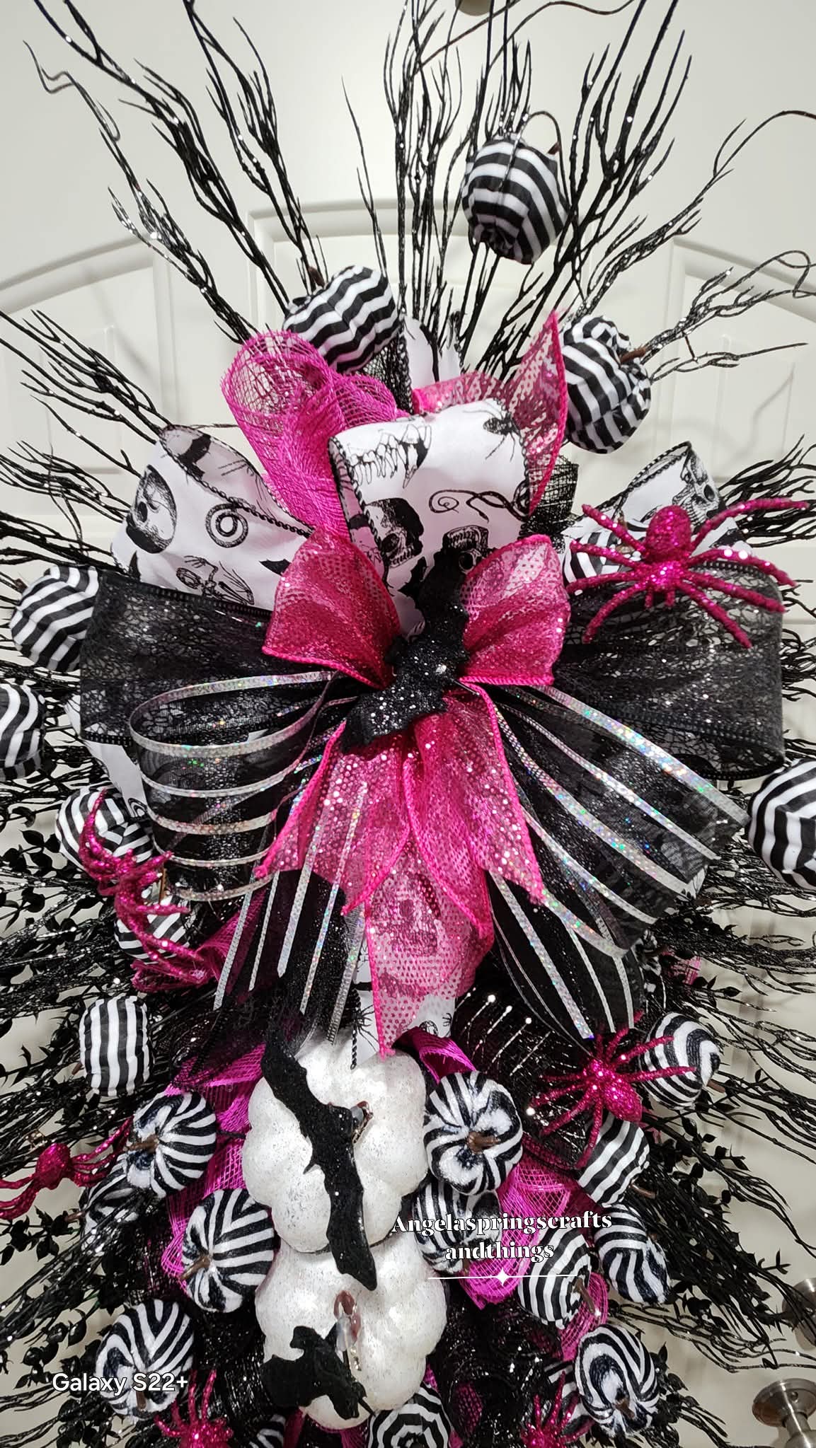 Glammy gothy glittery halloween swag